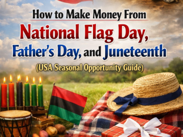 How to Make Money From National Flag Day, Father’s Day, and Juneteenth (USA Seasonal Opportunity Guide)