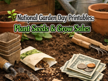 🌱 National Garden Day Printables: Plant Seeds & Grow Sales
