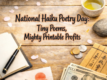 📝 National Haiku Poetry Day: Tiny Poems, Mighty Printable Profits 📝 National Haiku Poetry Day: Tiny Poems, Mighty Printable Profits