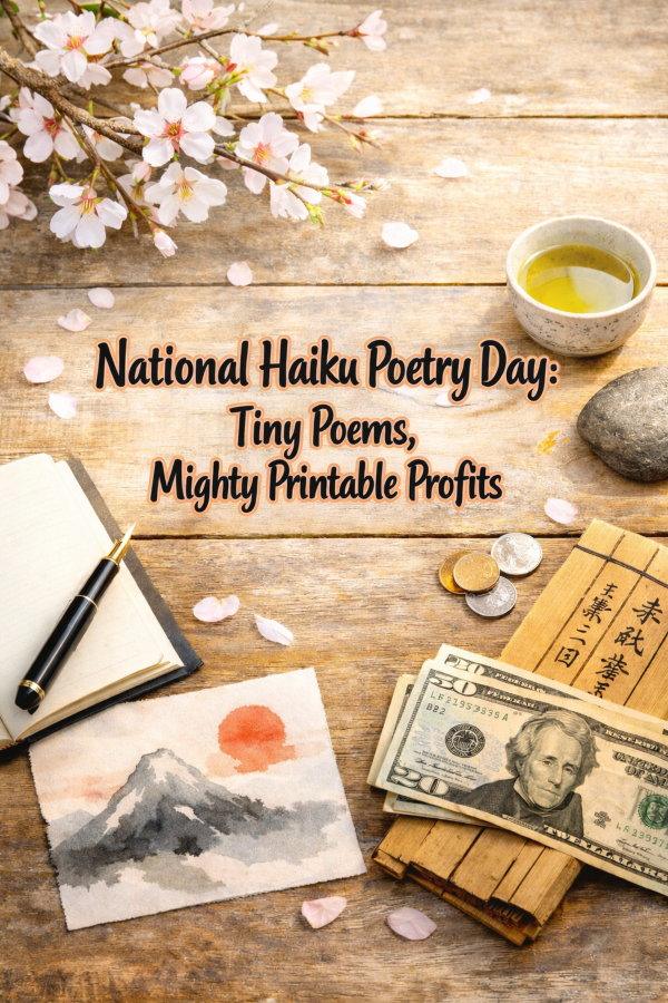 📝 National Haiku Poetry Day: Tiny Poems, Mighty Printable Profits