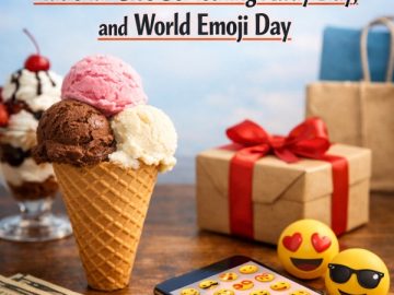 How to Make Money From National Ice Cream Day, National Give Something Away Day, and World Emoji Day