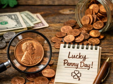Go from  to  with Idea 3: National Lucky Penny Day Printable Profit