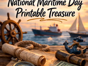 Go From  to  With Idea 1: National Maritime Day Printable Treasure