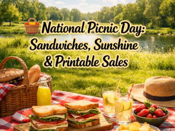 🧺 National Picnic Day: Sandwiches, Sunshine & Printable Sales 🧺 National Picnic Day: Sandwiches, Sunshine & Printable Sales