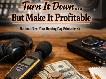🔊 “Turn It Down… But Make It Profitable” – National Save Your Hearing Day Printable Kit