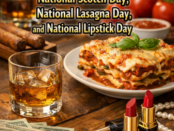 How to Make Money From National Scotch Day, National Lasagna Day, and National Lipstick Day
