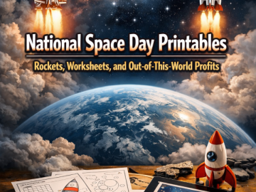National Space Day Printables – Rockets, Worksheets, and Out-of-This-World Profits