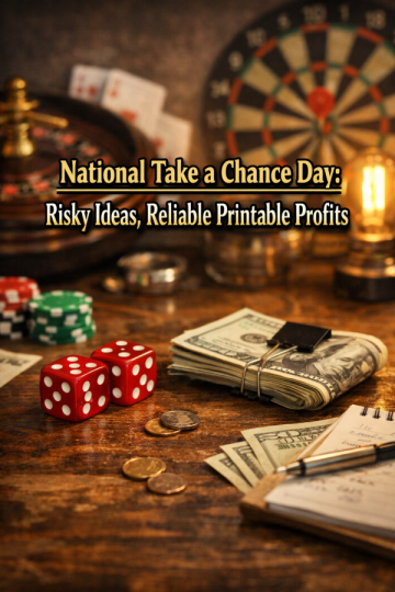 🎲 National Take a Chance Day: Risky Ideas, Reliable Printable Profits