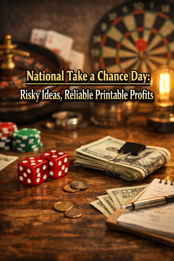 🎲 National Take a Chance Day: Risky Ideas, Reliable Printable Profits