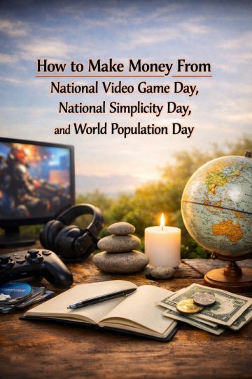 How to Make Money From National Video Game Day, National Simplicity Day, and World Population Day