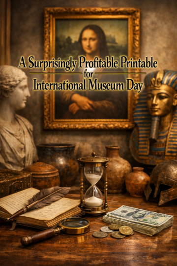 A Surprisingly Profitable Printable for International Museum Day