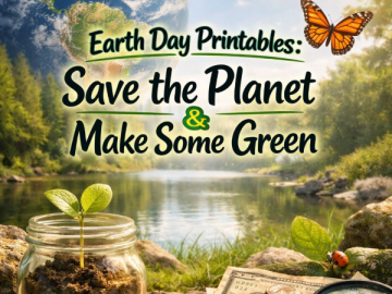 🌍 Earth Day Printables: Save the Planet & Make Some Green