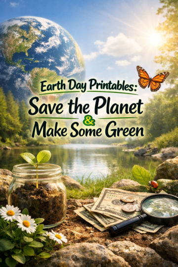 🌍 Earth Day Printables: Save the Planet & Make Some Green