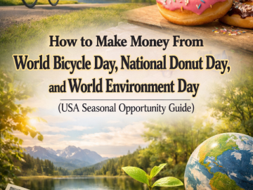 How to Make Money From World Bicycle Day, National Donut Day, and World Environment Day (USA Seasonal Opportunity Guide)
