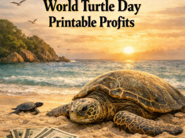 From  to  With Idea 2: World Turtle Day Printable Profits