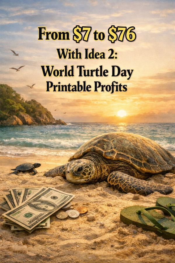 From  to  With Idea 2: World Turtle Day Printable Profits