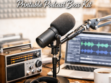 📻 “You Talkin’ to Me?” — National Public Radio Day Printable Podcast Boss Kit