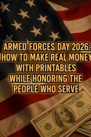 Armed Forces Day 2026: How to Make Real Money With Printables While Honoring the People Who Serve