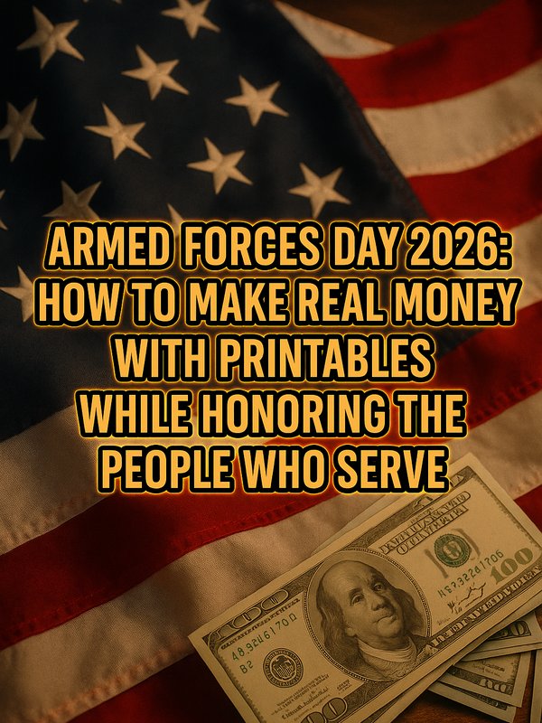 Armed Forces Day 2026: How to Make Real Money With Printables While Honoring the People Who Serve