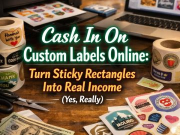 Cash In On Custom Labels Online: Turn Sticky Rectangles Into Real Income (Yes, Really)
