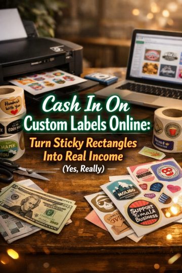 Cash In On Custom Labels Online: Turn Sticky Rectangles Into Real Income (Yes, Really)