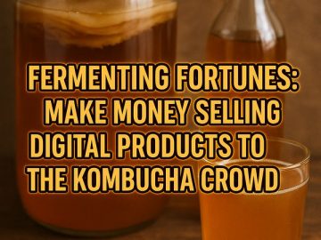Fermenting Fortunes: Make Money Selling Digital Products to the Kombucha Crowd (Yes, Including the People Who Named Their SCOBY “Gerald”)