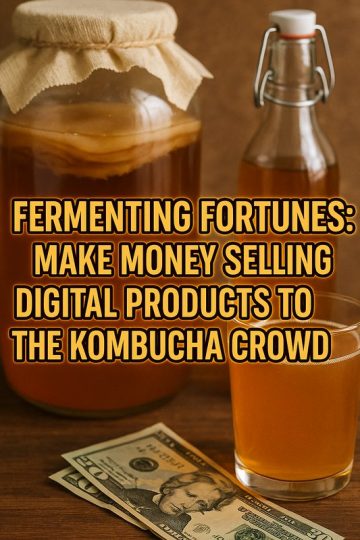 Fermenting Fortunes: Make Money Selling Digital Products to the Kombucha Crowd (Yes, Including the People Who Named Their SCOBY “Gerald”)