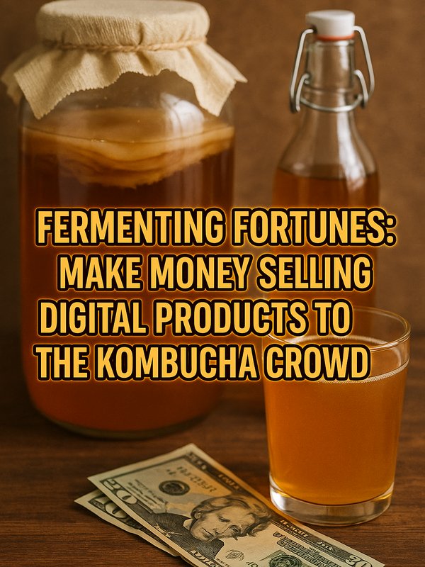 Fermenting Fortunes: Make Money Selling Digital Products to the Kombucha Crowd (Yes, Including the People Who Named Their SCOBY “Gerald”)