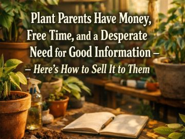 Plant Parents Have Money, Free Time, and a Desperate Need for Good Information – Here’s How to Sell It to Them