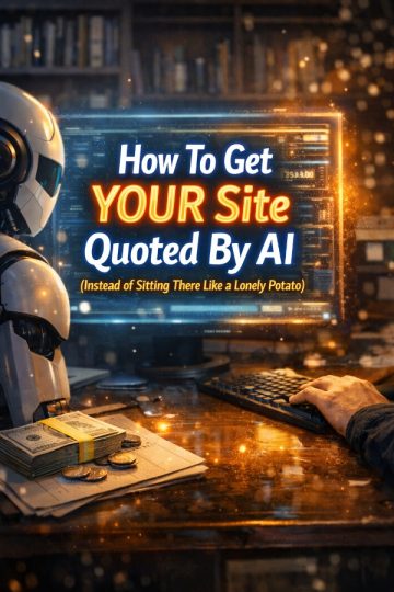 How To Get YOUR Site Quoted By AI (Instead of Sitting There Like a Lonely Potato)