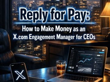 Reply for Pay: How to Make Money as an X.com Engagement Manager for CEOs