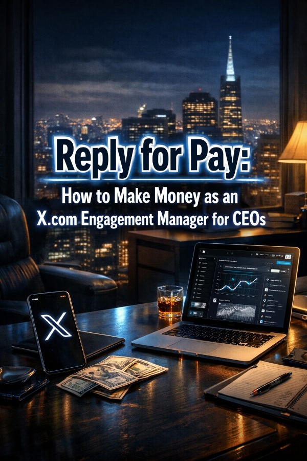 Reply for Pay: How to Make Money as an X.com Engagement Manager for CEOs