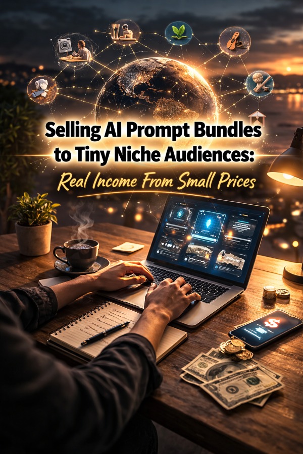 Selling AI Prompt Bundles to Tiny Niche Audiences: Real Income From Small Prices