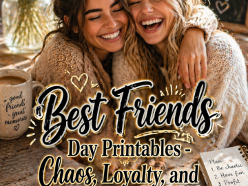 Best Friends Day Printables – Chaos, Loyalty, and Low-Effort Income