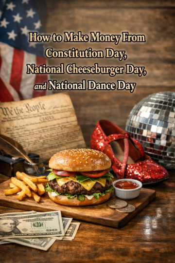 How to Make Money From Constitution Day, National Cheeseburger Day, and National Dance Day