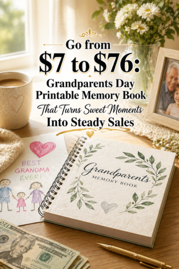 Go from  to : Grandparents Day Printable Memory Book That Turns Sweet Moments Into Steady Sales
