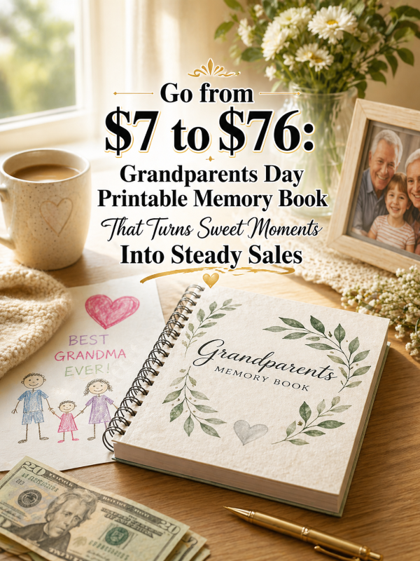 Go from  to : Grandparents Day Printable Memory Book That Turns Sweet Moments Into Steady Sales