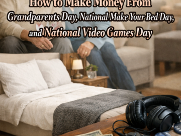 How to Make Money From Grandparents Day, National Make Your Bed Day, and National Video Games Day