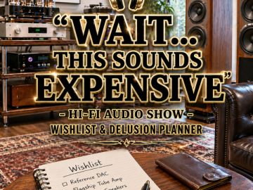 🎧 “Wait… This Sounds Expensive” – Hi-Fi Audio Show Wishlist & Delusion Planner