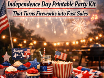 Go from  to : Independence Day Printable Party Kit That Turns Fireworks into Fast Sales