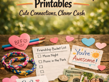 International Day of Friendship Printables – Cute Connections, Clever Cash