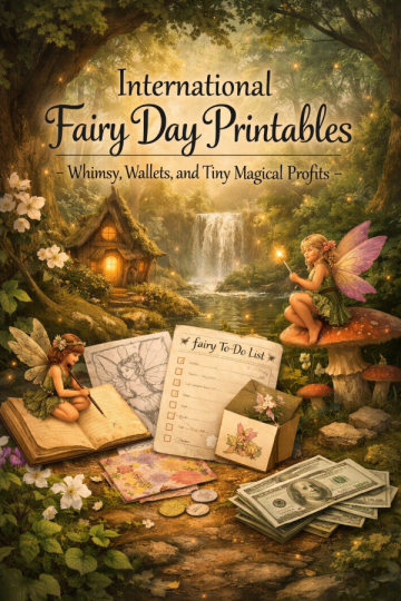 International Fairy Day Printables – Whimsy, Wallets, and Tiny Magical Profits