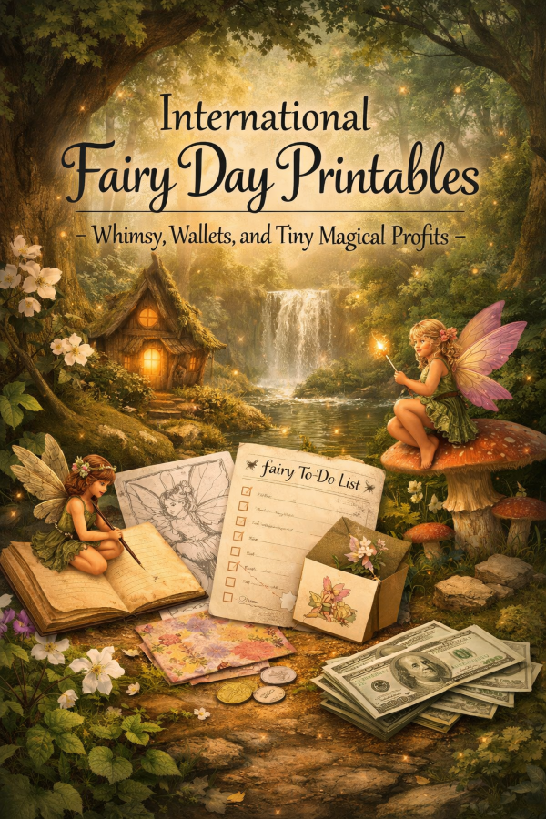 International Fairy Day Printables – Whimsy, Wallets, and Tiny Magical Profits