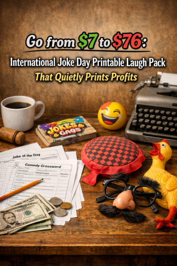 Go from  to : International Joke Day Printable Laugh Pack That Quietly Prints Profits