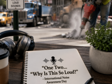 🎤 “One Two… Why Is This So Loud?” – International Noise Awareness Day Survival Planner