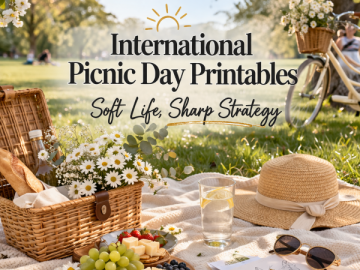 International Picnic Day Printables – Soft Life, Sharp Strategy