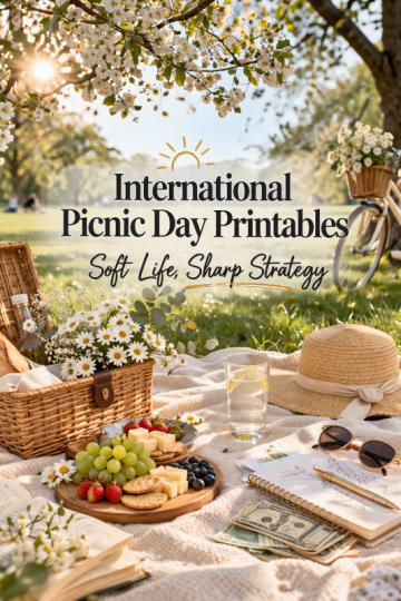 International Picnic Day Printables – Soft Life, Sharp Strategy