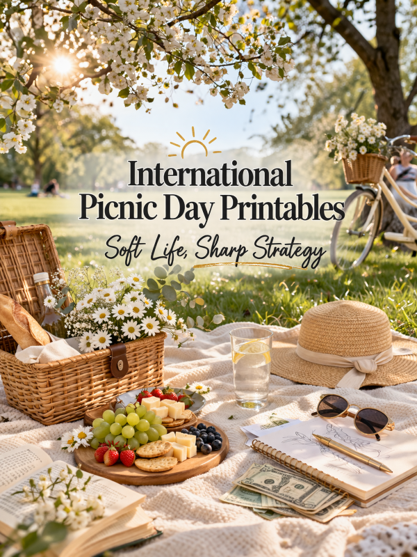 International Picnic Day Printables – Soft Life, Sharp Strategy