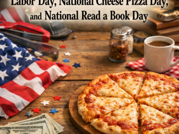 How to Make Money From Labor Day, National Cheese Pizza Day, and National Read a Book Day
