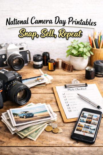 National Camera Day Printables – Snap, Sell, Repeat